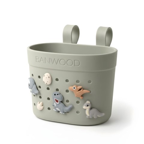 Banwood Koszyk Pin & Ride Olive