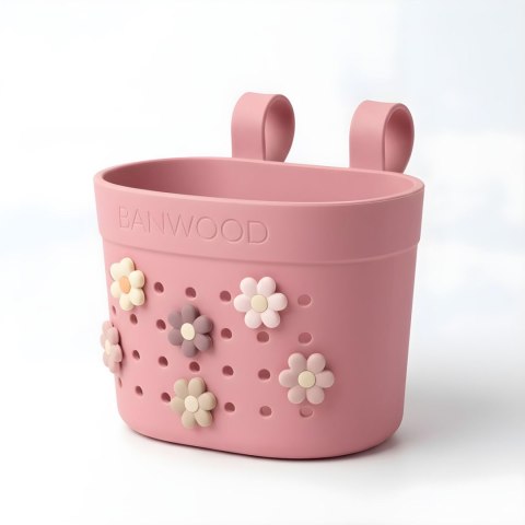 Banwood Koszyk Pin & Ride Raspberry