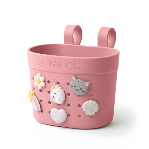 Banwood Koszyk Pin & Ride Raspberry