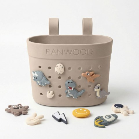 Banwood Koszyk Pin & Ride Sand