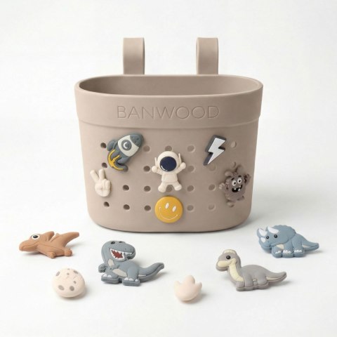 Banwood Koszyk Pin & Ride Sand