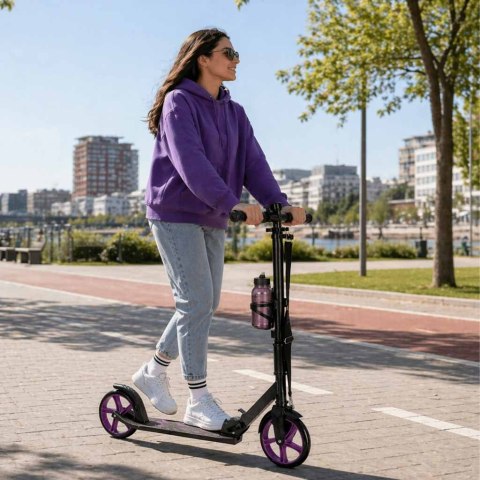 Hulajnoga miejska Trike Fix składana koła 200mm czarno-fioletowa