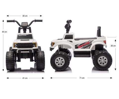 MILLY MALLY 6956 Pojazd na akumulator Ford F-150 Raptor White