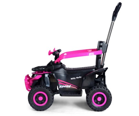 MILLY MALLY 6966 Pojazd na akumulator Star ATV Pink