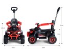 MILLY MALLY 6967 Pojazd na akumulator Start ATV Red