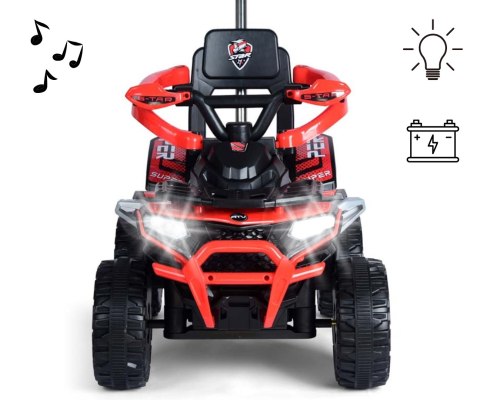 MILLY MALLY 6967 Pojazd na akumulator Start ATV Red
