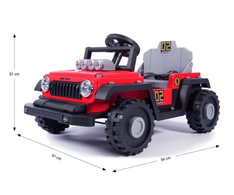 MILLY MALLY 6973 Pojazd na akumulator Prime 2w1 Red