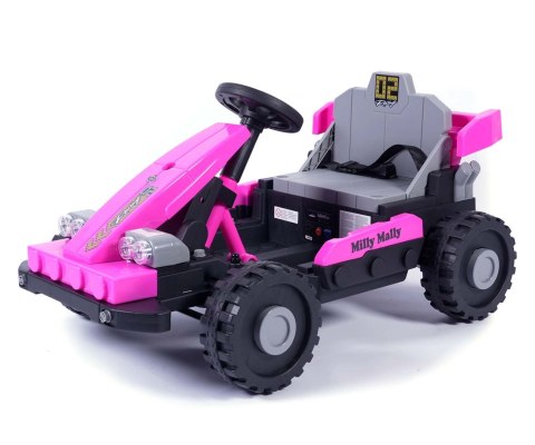 MILLY MALLY 6974 Pojazd na akumulator Prime 2w1 Pink