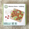 WOOPIE GREEN Memory Drewniana Gra Pamięciowa Edukacyjna Układanka Biedronka
