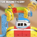 WOOPIE Magiczna Kolejka Kostkowa Klocki Konstrukcyjne Tor Antygrawitacyjny Magnetyczny 18el..