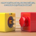 WOOPIE Magiczna Kolejka Kostkowa Klocki Konstrukcyjne Tor Antygrawitacyjny Magnetyczny 18el..