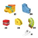 WOOPIE Magiczna Kolejka Kostkowa Klocki Konstrukcyjne Tor Antygrawitacyjny Magnetyczny 18el..