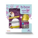 B.BOX 62610 Zestaw na start 3w1 -bidon ze słomką 240ml cytrynowy + smycz Lemon Sherbet + zapasowe słomki