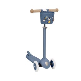 Banwood Hulajnoga ECO z koszykiem Pin & Ride Deep Sea