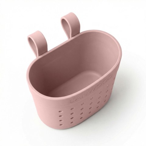 Banwood Hulajnoga ECO z koszykiem Pin & Ride Dusty Rose