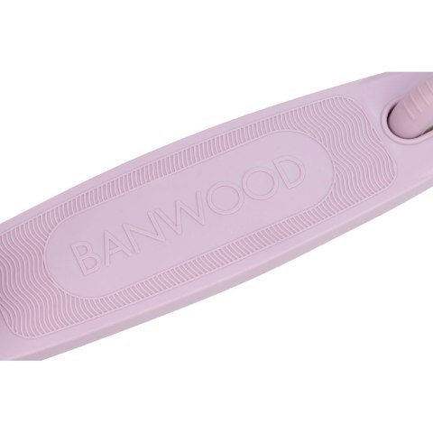 Banwood Hulajnoga ECO z koszykiem Pin & Ride Lavender