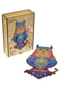 EKOLOGICZNE DREWNIANE PUZZLE MAGICZNA SOWA 148 zabaweczka
