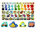 Gra puzzle multifunkcyjne 2 w 1 nauka łowienie rybek