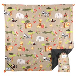 Koc piknikowy LittleLife 150x150 cm - Safari