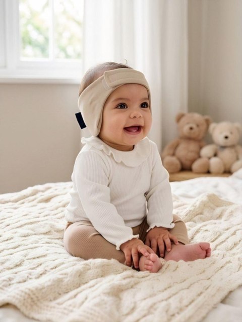 Słuchawki ochronne opaska DOOKY 0-6 m Beige