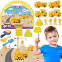 WOOPIE Magiczny Piasek Kinetyczny Plac Budowy Dźwig Autka