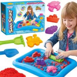 WOOPIE Magiczny Piasek Kinetyczny Zestaw Basen Foremki 3+