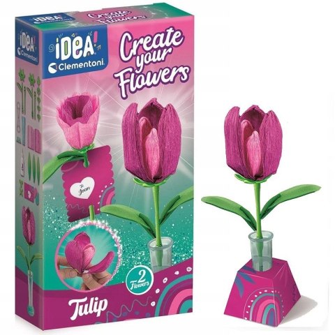 Mini Fabryka kwiatów Tulipany Clementoni#G2
