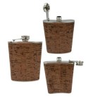 Piersiówka Metal Korek Ciemny 0.2 L Podróżna#G2
