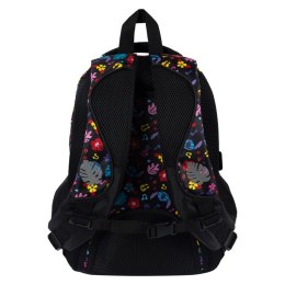 Plecak szkolny 4-komorowy Stitch Black Aloha St.Majewski #G2