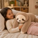 WOOPIE Pluszak Obciążeniowy Leniwiec Antystresowy Sensoryczny Ciężkomiś Przytulanka 65cm 1500g