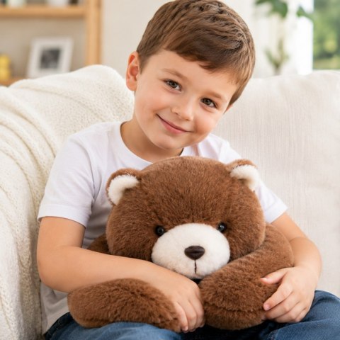 WOOPIE Pluszak Obciążeniowy Miś Balboa Antystresowy Sensoryczny Ciężkomiś Przytulanka 65cm 2500g