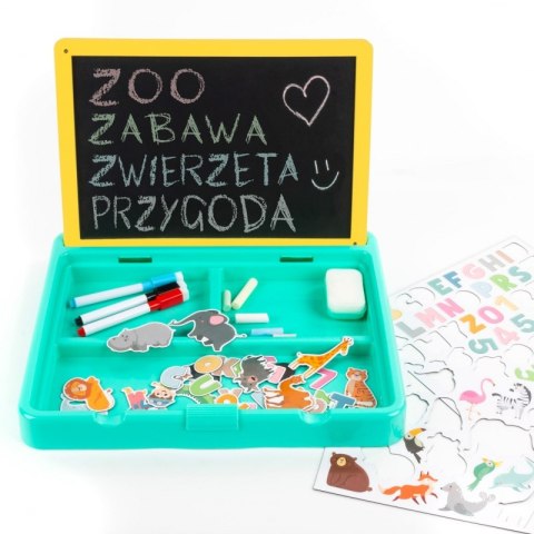 Zestaw Tablic Magnetyczna Suchościeralna Kredowa #G2