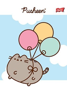Zeszyt w trzy linie 32 kartkowy Kotek Pusheen The Cat