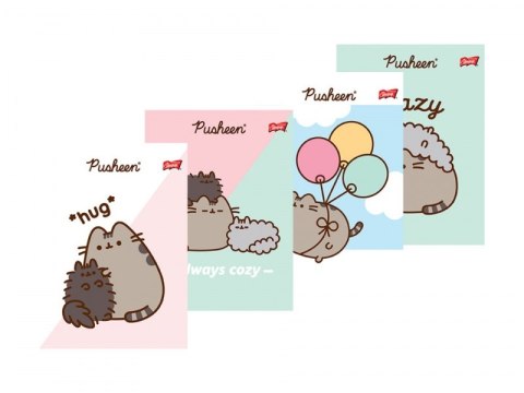 Zeszyt w trzy linie 32 kartkowy Kotek Pusheen The Cat