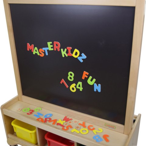 MASTERKIDZ Dwustronna Tablica Kredowa i Magnetyczna Do Pisania