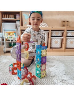WOOPIE 54955 Klocki magnetyczne tor kulkowy 126 el.