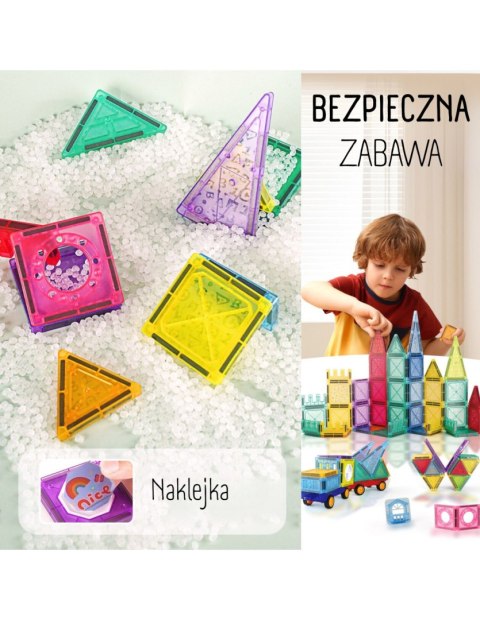 WOOPIE 54979 Klocki magnetyczne 110 el.
