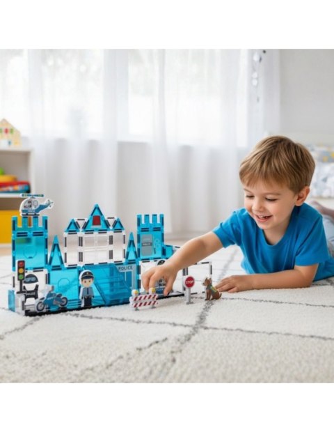 WOOPIE 55006 Klocki magnetyczne Policja 42 el.