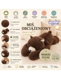 WOOPIE 58410 Pluszak obciążeniowy Miś Balboa 65 cm 2,5 kg