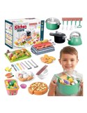 WOOPIE 58670 Zestaw kuchenny zielony 108 el.