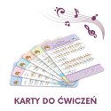 WOOPIE Perkusja Edukacyjna dla Dzieci 5 Bębnów 1 Talerz + Taboret z Motywem Zwierzątek