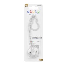 AKUKU A0700 Łańcuszek / zawieszka do smoczka szary
