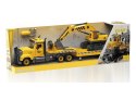 Ciężarówka do rozkręcania i skręcania Laweta Transporter + Koparka