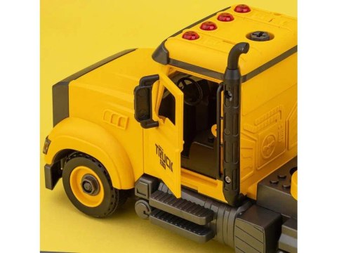 Ciężarówka do rozkręcania i skręcania Laweta Transporter + Koparka