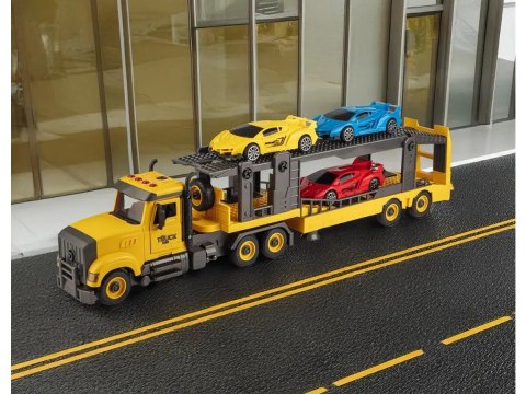Ciężarówka do rozkręcania i skręcania Laweta Transporter + Samochody Auta