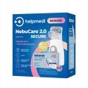 HELPMEDI Katarek NebuCare 2.0 Secure Nebulizator + sól fizjologiczna NOWOŚĆ