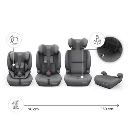 KINDERKRAFT Fotelik samochodowy COMFORT UP 2 PLUS i-Size grey