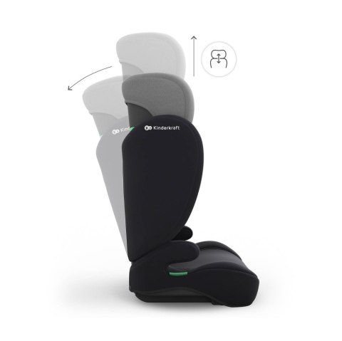 KINDERKRAFT Fotelik samochodowy I-SPARK 2 PLUS i-Size black