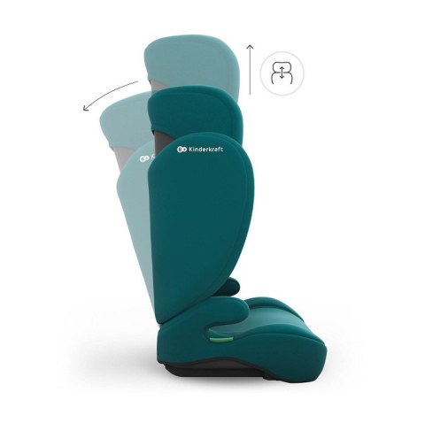 KINDERKRAFT Fotelik samochodowy I-SPARK 2 PLUS i-Size green