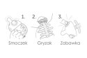 Mombella 02103 Gryzak Uspokajający Rybka 3w1 Light Blue